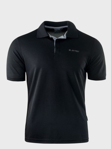 Koszulka polo męska T-Shirt Site czarna