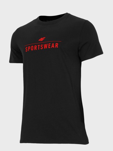 Koszulka Męska Sportowa T-Shirt L24 TTSHM1890 Czarna