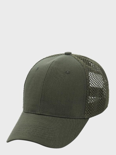 CZAPKA Z DASZKIEM BEJSBOLÓWKA SIATKA FLEX RIP-STOP OLIWKOWA