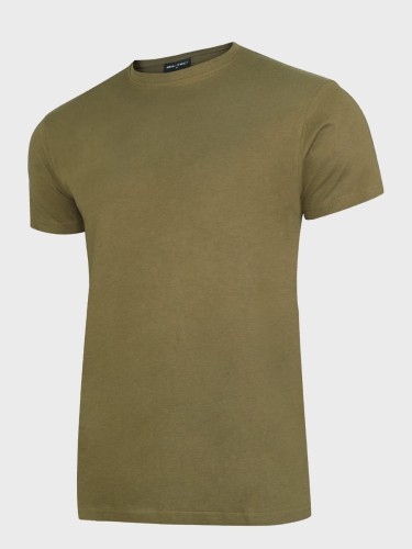 KOSZULKA T-SHIRT BAWEŁNA OLIWKOWA