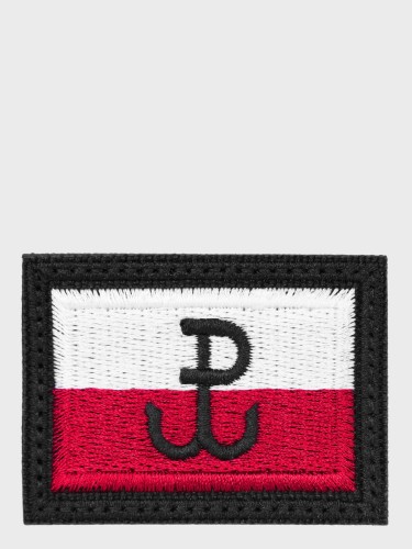 Emblemat FLAGA POLSKI Polska Walcząca naszywka na rzep