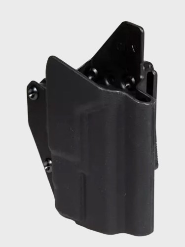 Kabura kompozytowa do replik Glock G17L z oświetleniem taktycznym czarna
