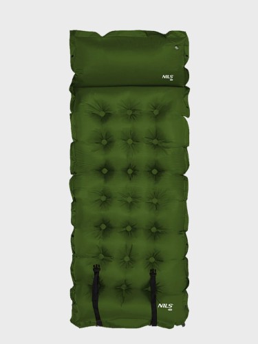 Mata samopompująca 65x188cm NC4018 + zestaw naprawczy zielona