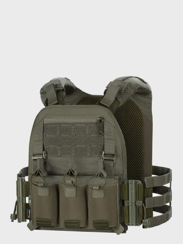 Kamizelka taktyczna Plate Carrier Cuirass Elite MOLLE Velcro oliwkowa