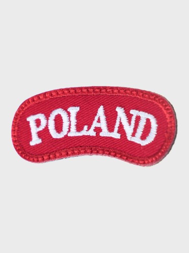 NASZYWKA EMBLEMAT ŁUCZEK POLAND Czerwony