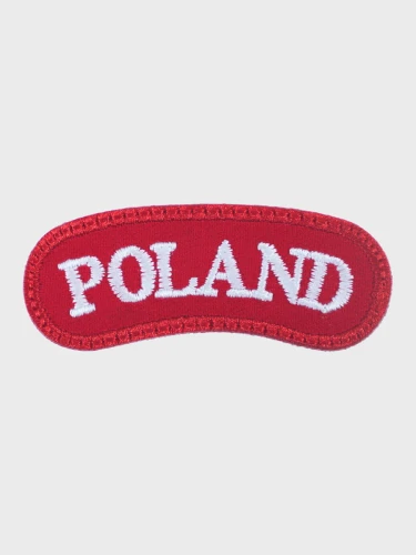 NASZYWKA EMBLEMAT ŁUCZEK POLAND Czerwony
