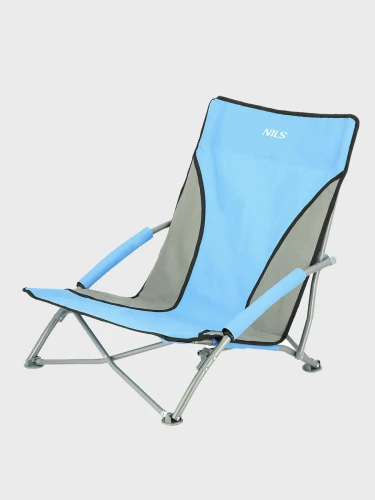 KRZESŁO PLAŻOWE TURYSTYCZNE NC3035 SKŁADANE NIEBIESKIE