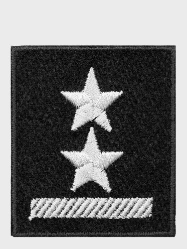 EMBLEMAT NA BERET PODPORUCZNIK CZARNY