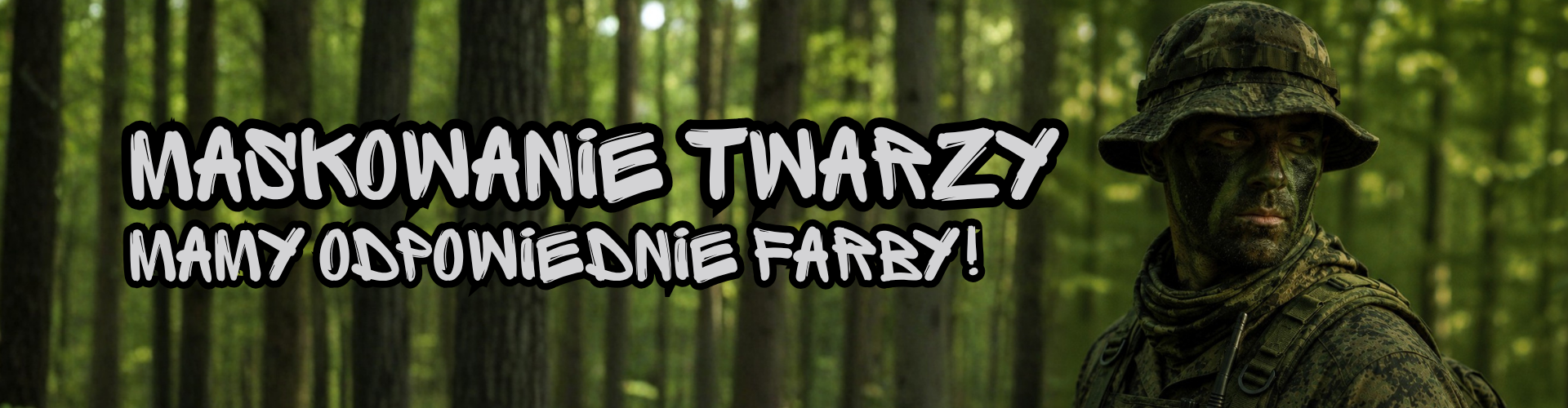 Farby maskujące twarz