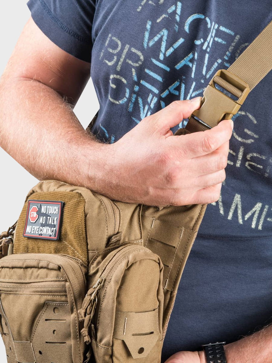 TORBA NA RAMIĘ EDC SIDE BAG CORDURA MULTICAM BLACK ZIELONYSKLEP